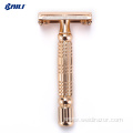 Stainless steel double edge adjustable safety razor